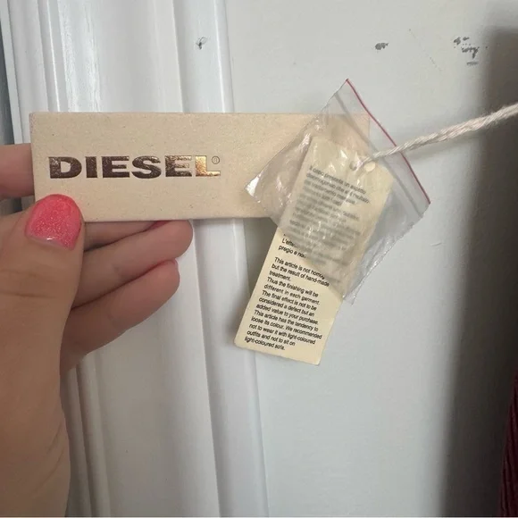 NWT DIESEL Women's Wine Red Corduroy Flare Pants y2k hippy boho 29 - Picture 7 of 10